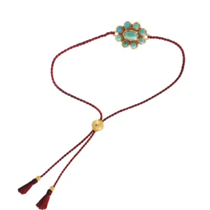 Bracelet 9 Planètes turquoise