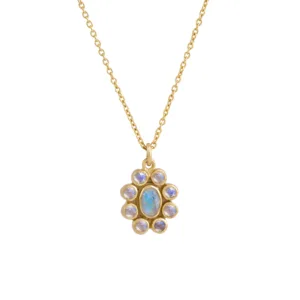 Collier 9 Planètes Pierre De Lune