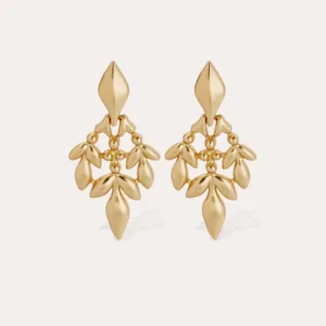 Boucles d'oreilles Olea grand modèles dorés