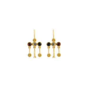Boucles d’oreilles Frida Mini Grenat