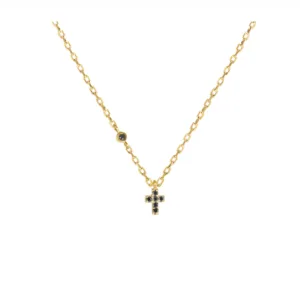 Collier mini croix