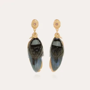 Boucles d'oreilles Sao petit modèle dorées