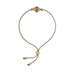 Trinidad fil bicolor Vert et rose Clair Bracelet