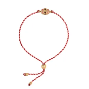 Cien Fuegos bicolor Rouge et rose Bracelet