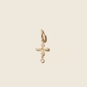 Boucle d'oreille Palerme White Pearl