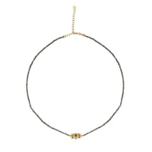 Rakhi Yuvy Collier 2 Malachite Smoky quartz