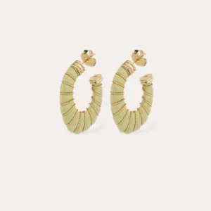 Boucles d'oreilles Cyclade petit modèle - Amande