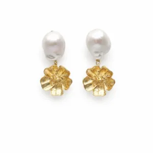 Boucles d'oreilles Aya fleur
